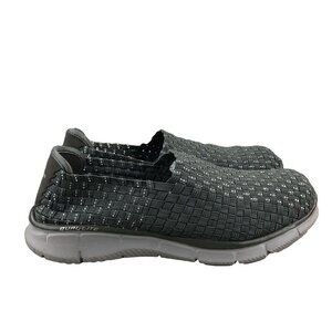 Skechers Women's Size 7 Equalizer Photogenic Charcoal Grey Slip On Shoes 12190